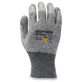Erb Safety A4H-241 Republic ANSI Cut Level A4 HPPE Gloves, PU Coated, SM, PR 22480